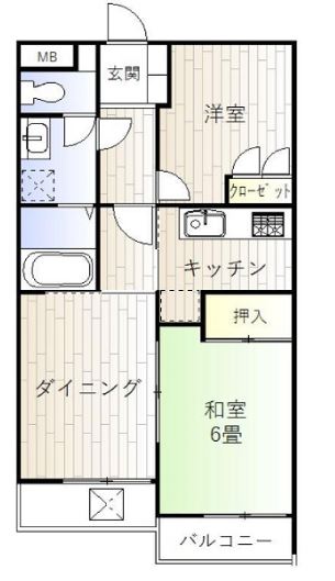 タウンハイツ三鷹203号室